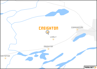 map of Creighton