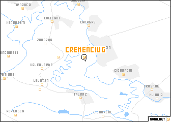 map of Cremenciug