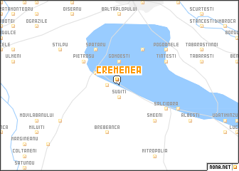 map of Cremenea