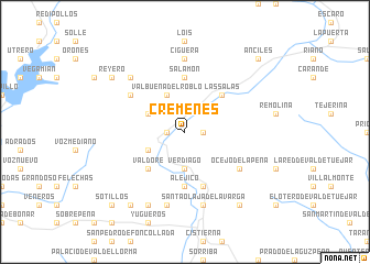 map of Crémenes