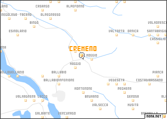 map of Cremeno
