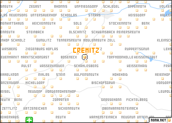 map of Cremitz