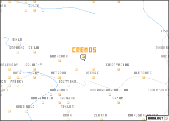 map of Cremoš