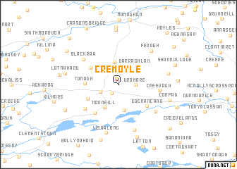 map of Cremoyle