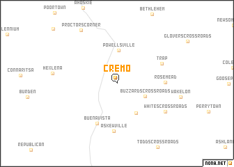 map of Cremo