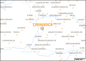 map of Cremušnica