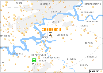 map of Crenshaw