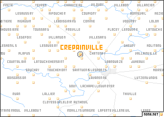 map of Crépainville