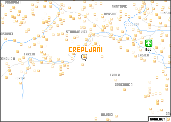 map of Crepljani