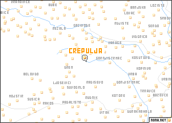 map of Crepulja