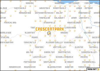 map of Crescent Park