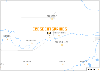 map of Crescent Springs