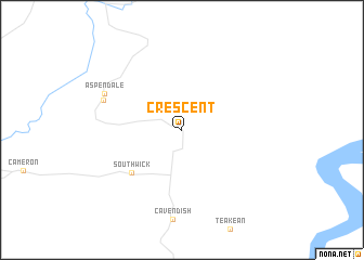 map of Crescent