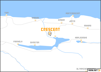 map of Crescent