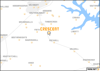 map of Crescent