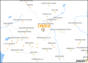 map of Cresco