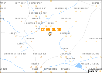 map of Cresiolan