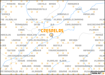 map of Crespelas