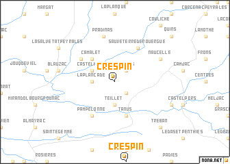 map of Crespin