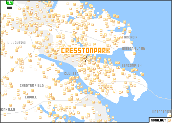 map of Cresston Park