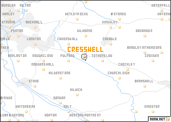 map of Cresswell