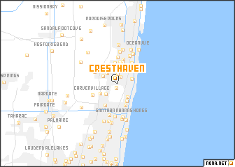 map of Cresthaven
