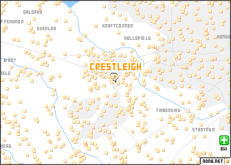 map of Crestleigh