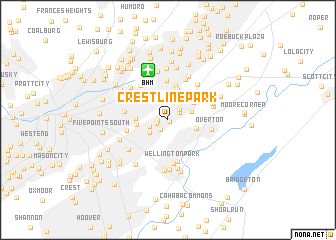 map of Crestline Park