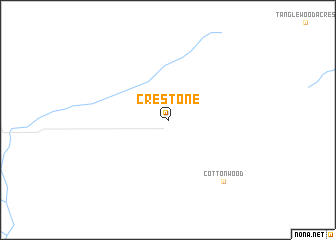 map of Crestone