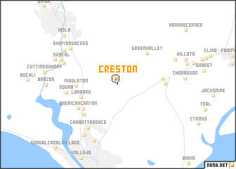 map of Creston