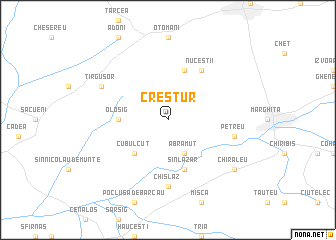 map of Crestur