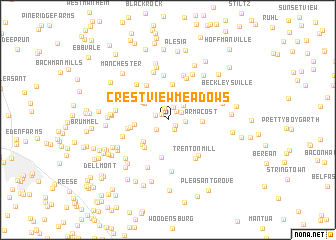 map of Crestview Meadows