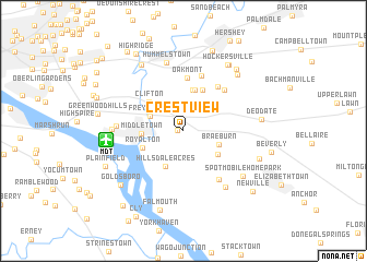 map of Crest View