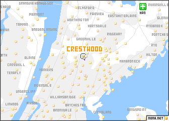 map of Crestwood