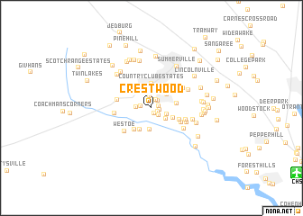 map of Crestwood