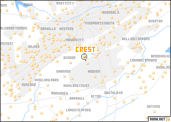 map of Crest