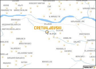 map of Cret Viljevski