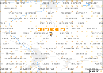 map of Cretzschwitz