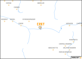 map of Cret