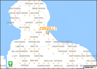 map of Creuilly