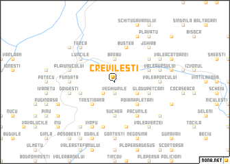 map of Crevileşti