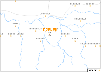 map of Crewek