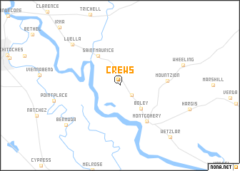 map of Crews