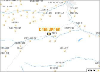 map of Crew Upper