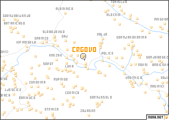 map of Crgovo