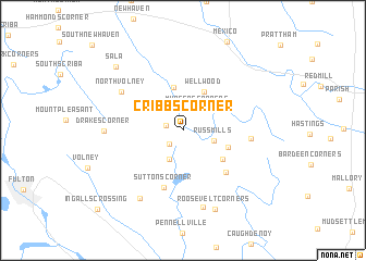 map of Cribbs Corner
