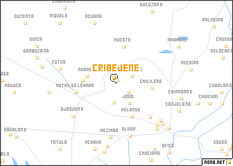 map of C. Ribejene