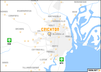 map of Crichton