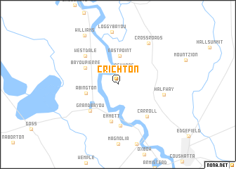 map of Crichton