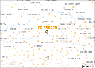 map of Criesbach